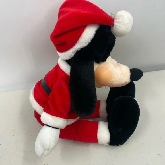 The Walt DISNEY Company Vintage GOOFY Santa Very CLEAN Christmas 18" Plush Soft - Picture 2 of 5
